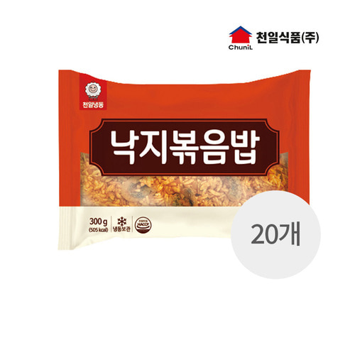 천일 냉동 간편식 조리식품 즉석 낙지볶음밥300g x20개