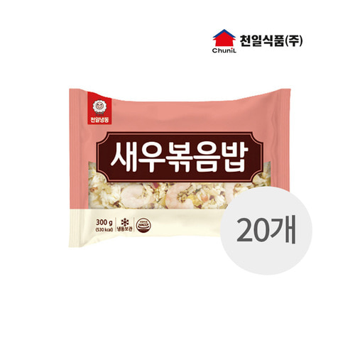 천일 냉동 간편식 조리식품 즉석 새우볶음밥300g x20개