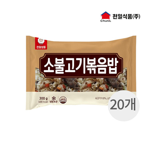 천일식품 소불고기 냉동 볶음밥300g x20개